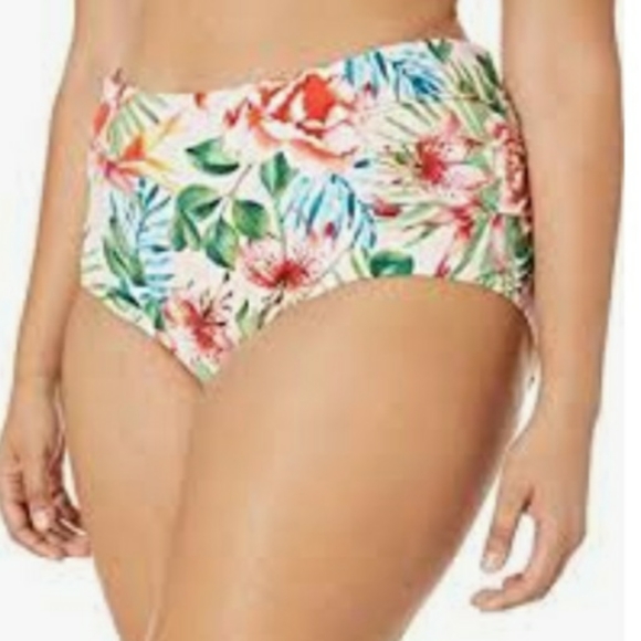 Lucky Brand Sunny San Diego Bralette 2 Piece Floral Swimsuit Set - Picture 5 of 6